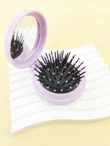 1/3/5pcs Creative Dual-Use Foldable Portable Inflatable Hair Brush Comb - Multicolor - View 5