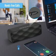 Bocina Bluetooth Portátil Altavoz portátil Bluetooth 5.0 con Sonido estéreo Ranura para Tarjeta TF FM y micrófono incorporados Altavoces portátiles para Exteriores y Viajes-B006 - como en la foto - Ver 4