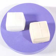 逼真豆腐捏捏乐玩具，柔软Q弹，缓解压力，回弹缓慢 - 彩色 - 查看 5