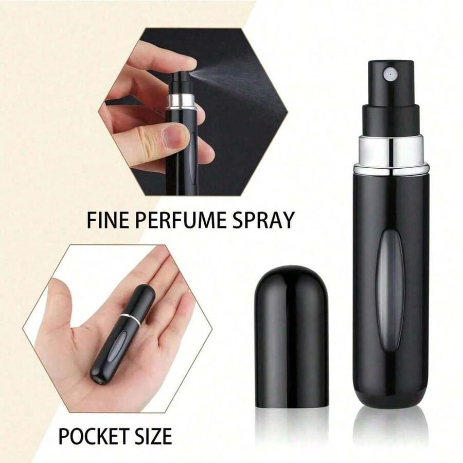 2pcs Travel Perfume Bottle, 5ML Refillable Travel Sprayer, Travel Size Perfume Refill Bottleand Pocket Perfume Dispenser, Travel Bottle And Atomizer Sprayer For Cologne Perfume Holiday Essentials Holiday Travel Essentials Travel Bag Travel Accessories Travel Must Haves Beach Vacation Summer School Accessories Back To School Supplies Stuff - Nhiều màu - Xem 1