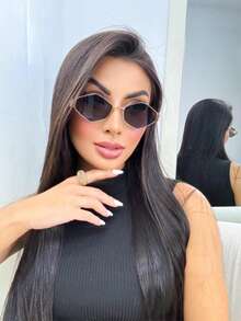 Vintage    Nenhum    óculos  CASUAL - Preto - Visão 3