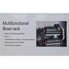 Escurridor Trastes BOWL RACK De Trastes Inoxidable 2 Niveles De mesa. Posee 2 niveles. Dimensiones: 25cm de ancho x 40cm de largo x 40cm de alto. - Multicolor - Ver 7