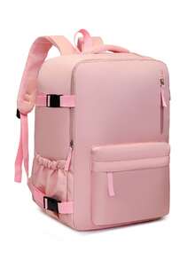 1pc Peach Tree Crescent Shoulder Bag, Fashionable Minimalist Solid Color, Large Capacity, Adjustable Strap, Multi-Pocket, Vintage, Casual, Lightweight, Water-Washed Wrinkle Nylon Crossbody Bag , Valentines Gifts, Bags For Traveling - Multicolor - View 13