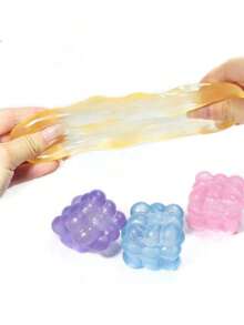 New Malt Squeeze Stress Relief Cube Toy, Ultra-Thin Squeeze Malt Anti-Pressure Toy, 1pc Soft Slow Rebound Water Cube Toy, Grape Texture, Slow Rebound, Durable, Suitable For Students, Teenagers/Adults, Ideal As Holiday Surprise Stress Relief Gift, Holiday/Birthday Gift, Halloween Gift, Christmas Gift, Christmas Eve Gift - Nhiều màu - Xem 8