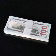 仿真100美元道具钞票，11.2厘米*4.6厘米规格；仿真100美元道具钞票，30*15毫米规格；仿真迷你100美元道具钞票，可用于节日折纸、派对氛围营造、情人节等场合；11.2厘米*4.6厘米花束纸道具钞票 - 彩色 - 查看 8