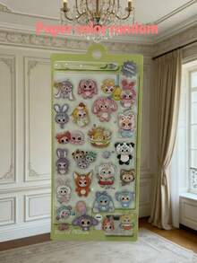 Cute Hollow Doll High-Quality Reward Phone Case Sticker - Multicolor - View 13