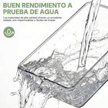 zxx25PCS Organizadores de Caones de Plastico Tranrente Organizador de Maquillae b en 4 Tamaños Diferentes Organizadores de Acco para Maquillae Escrito oyas Cocina y Bañoorganizador de cocina - 25 piezas - Ver 4