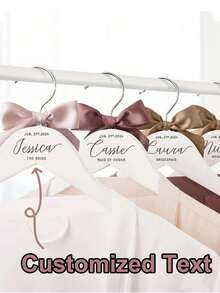 Personalized Bridesmaid Hangers,Wedding Coat Hanger With Personalization,Bridesmaid Hangers Personalized,Bridesmaid Hangers Wedding Hangers Bride Hanger Personalized Wedding Hanger Bridal Hanger Bride Engraved,Ornamental,Reusable,Multi-Functional,Stylish,Exquisite - C - View 3