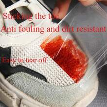 1 Roll Transparent PU Material Down Jacket Repair Tape, Easy To Cut And Stick, Suitable For Protecting Jacket, Collar And Cuffs From Pollution - Thick style - View 6