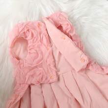 Floral Patterned Romantic Luxurious Pet Dress, Tight-Fitting Pet Clothing - Multicolor - View 10