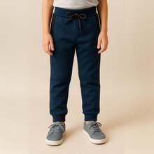 Kit 2 Calça de Moletom Moletinho com Cadarço e Detalhe Quentinha Confortável Estilosa Tamanhos 02 a 12 anos - Sortidos - Visão 9