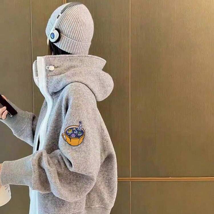 1pc Cartoon Astronaut Patch, Fashion Embroidered Applique Iron-On Patch For DIY Jeans, Jackets, Clothing, Bags, Hats, Hole Repair And Decoration - 1 Cartoon Embroidery DIY Patch - View 4