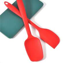 6pcs Silicone Scraper Set - Seamless One-Piece Design, Non-Stick Rubber Scrapers, Kitchen Spatulas, Flexible & Convenient, Suitable For Baking, Cooking, Scraping And Mixing, Heat-Resistant And Dishwasher - Multicolor - View 5