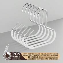 6/12pcs Hat Organizer Rack, Belt Organizer Rack, Closet Organizer Rack, Suitable For Belts, Ties, Scarves, Vests, Hats, Bras, Shoes, Handbags, Dresses, Pants, Jeans, Boots, Skirts - Multicolor - View 6