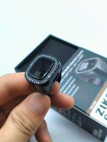 OLED Screen Multi-Channel Vibration Reminder Time Date Alarm Function Ring-Shaped Electronic Counter, New Counter Tasbih Watch Ring, OLED Screen Display, 33_66_99_100 Vibration Prompt, Fashionable & Luxurious, Suitable For Muslim Prayer Counting, Festival Gifts, Etc. - Multicolor - View 5