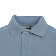 Timberland 男士 AF 速干短袖 Polo 衫，针织领，TA6AP3-758 - 藍色 - 查看 3