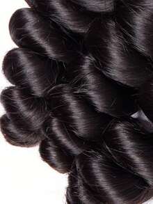 Remy真人发散波纹发束 #1B 自然黑双层发片防毛躁不掉发女士圣诞礼物新年派对假发节日假发节日造型 - SNatural - 查看 10