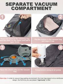 Floless 可折叠旅行笔记本电脑背包，符合航空公司规定，男女通用旅行包，可压缩旅行背包，14英寸笔记本电脑商务背包，防水大容量包 - 灰色 - 查看 4