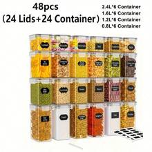 48 Teile (24 Gläser + 24 Deckel)