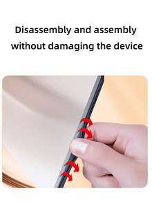 每包一个保护套，适用于苹果/安卓平板电脑，黑色，采用柔韧的TPU硅胶制成，防震防摔。 - 黑色 - 查看 5