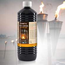 15 x 1 L Lampenöl hochrein geeignet für Öl-Lampen, Petroleum Lampen, Gartenfackeln & Sturmlaternen - Geruchlos, Rußfrei & mit Kindersicherheitsverschluß - 24 x 1 L - Übersicht 3