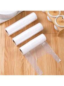 100/200/300个装可重复使用食品保鲜袋，小巧塑料袋，适用于水果、蔬菜，适合露营、户外活动、聚会、烹饪和厨房使用，厨房工具，派对礼品 | 送给家人和朋友的最佳礼物 | 母亲节 | 圣诞节和其他节日（随机包装） - 彩色 - 查看 6