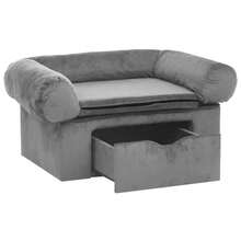 vidaXL Canapé pour animal de compagnie - Gris - Voir 3
