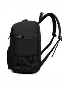 1pc Peach Tree Crescent Shoulder Bag, Fashionable Minimalist Solid Color, Large Capacity, Adjustable Strap, Multi-Pocket, Vintage, Casual, Lightweight, Water-Washed Wrinkle Nylon Crossbody Bag , Valentines Gifts, Bags For Traveling - Multicolor - View 5