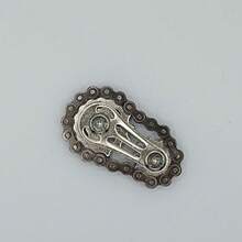 سلسلة دوارة للأصابع من المعدن - لعبة مكتبية ميكانيكية بتروس، تخفيف الضغط، مناسبة للمراهقين والبالغين في المكتب والقلق، هدية فنية ديناميكية فريدة للجمع - متعدد الألوان - مشاهدة 14