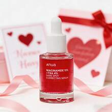 Anuaa NIACINAMIDE 10%+TXA 4% Serum,Un sérum formulado con un 10% de Niacinamida y un 4% de TXA, diseñado para lucir un aspecto más radiante y equilibrado,Gota de suero ligero y acuoso no graso - Rojo - Ver 10