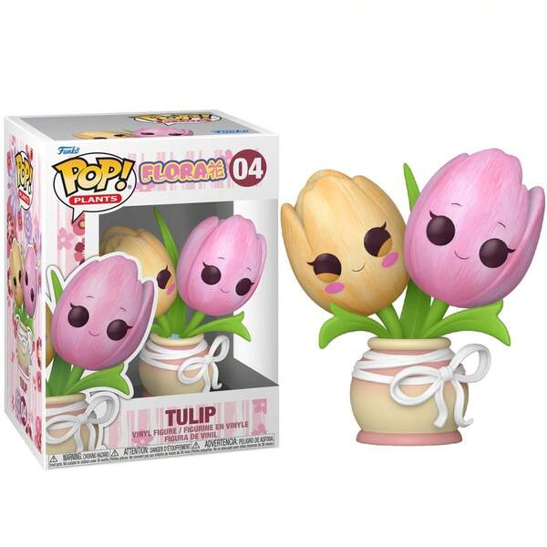 Funko Funko POP! PLANTS: FLORA - TULIPANO, 88384, N. 04, NEGOZIO CON LICENZA UFFICIALE, CONSEGNA IN 24-48 ORE IN PENISOLA, FIGURA, BOMBHEAD, BAMBOLA, GIOCATTOLI, FIORI, BOTANICA