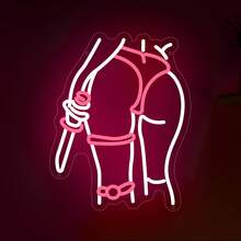 [Ladys]-Led Neon Light Decor Sign,Indoor Room Wall Decoration,Bedroom Livingroom Decorative Sign,Business Signage,Best Gift For Teen Girls Boys,For Man Cave,Club,Party,Birthday Valentine'S Day,Usb Powered,Adjustable Brightness 10 Level Dimmable - FY-TM-250245-03 - 查看 3