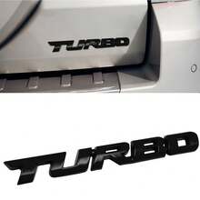 1pc Turbo Car Sticker, Suitable For Tailgate, Trunk, Hood Or Side Panel, Auto Decal - Turbo - View 3