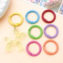 2pcs Mixed 24mm Round Spring Clasp Sets For DIY Bracelets, Necklaces & Earrings - Jewelry Making Supplies - Multicolor - View 9