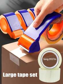 10 Rolls Of High Quality Clear Adhesive Tape, Suitable For Gift Wrapping, Stationery, Office Supplies, DIY Crafts And Household Use, Compatible With Tape Dispensers - Multicolor - View 10