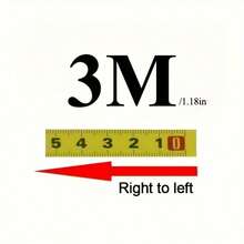 5m Retractable Measuring Tape, Yellow Self-Adhesive, Metric Scale, Dual-Sided Reading, Center Start, 12.5mm Wide Flexible Fit, Suitable For DIY And Sewing - Self-adhesive Measuring Tape - View 12