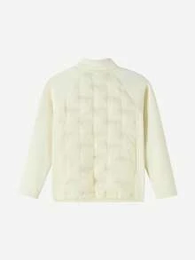 Annil 2026 Winter New Lightweight Down Jacket For Tween Girls - Light Music Apricot - View 3