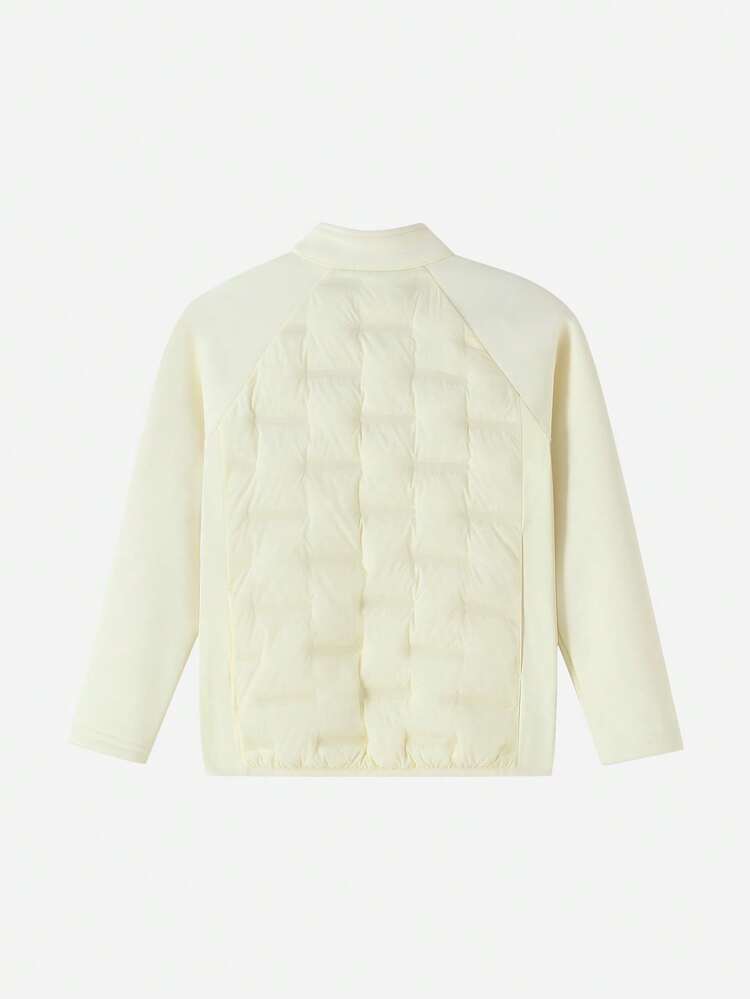 Annil Chaqueta de plumas ligera para niñas preadolescentes, nueva para el invierno 2026 - Música ligera albaricoque - Añade 3