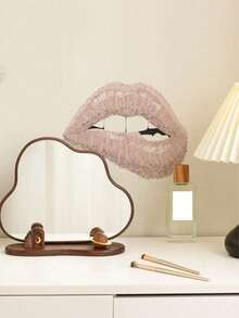 1PC- Wallpaper -[Sexy Lips]Decorations Home Self-Adhesive Wallpaper Removable Wall Stickers For Wall Decor Living Room, Living Room Decor, Window Stickers – Cute & Creative Wall Decor For Fridge Toilet Wall Art Room Decor Bedroom Decor - PVC Self-adhesive - View 5