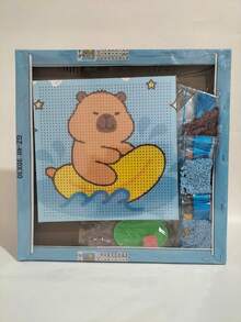 Kids Paint-By-Number Kits - 薄荷藍 - 查看 2