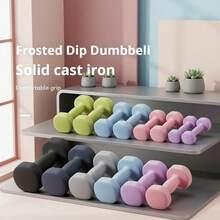 2piezas Mancuernas Pesas para Hacer Ejercicio Gym y Casa,0.5/1/2/3/4/5/6KG Mancuernas - Rosa - Ver 10