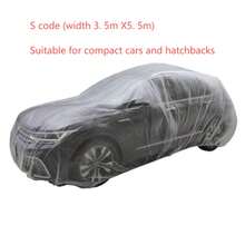 Disposable Universal Car Cover, Transparent Plastic Full Car Cover, Sun Protection, Waterproof, Dustproof - Car Cover - View 14
