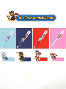 Paw Patrol 20支/套汪汪队主题自动铅笔芯，0.5mm，趣味创意学生文具套装，多种角色和颜色可选，奢华风格（每套包含20支铅笔芯），办公及签名用品，馈赠家人、朋友和同事的绝佳礼物 - 隨機 - 查看 5