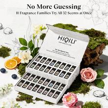 HIQILI 32瓶香氛精油套装，持久留香，5毫升*32瓶，母亲节、父亲节、生日礼物佳选，DIY香氛蜡烛和香囊，自制香皂，净化空气，香薰精油，适用于香薰机、衣物烘干球、酒店卧室、卫生间等场所，方便携带。 - 多樣化香型 - 查看 3