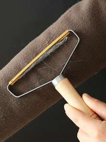 1 pièce Épilateur manuel minimaliste double face unisexe, lame en acier inoxydable corps en ABS, retrait de peluches doux et efficace sans dommage, accessoire essentiel pour l'entretien des vêtements, pour les pulls, tricots, canapés, tapis, poils d'animaux de compagnie, à la maison et en voyage, cadeau idéal pour la Saint-Valentin, la Fête des Mères, la Fête des Pères, la remise des diplômes, le pendaison de crémaillère - A - Voir 8