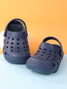 Sandalias de niños con suela texturizada, versátiles y casuales para uso diario, playa y exterior - Azul Marino - Ver 3