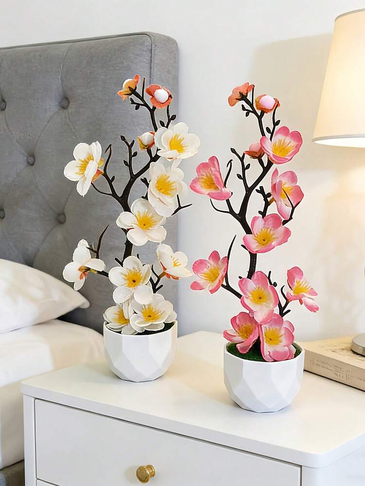 Planta de orquídea Phalaenopsis artificial, similar a la vegetación natural, sin maceta incluida, adecuada para colocación en interiores/exteriores como alféizar de ventana, balcón, entrada o sala de té, boda, decoración del hogar, decoración de la habitación, Pascua, dormitorio, sala de estar, floral, decoración de boda, planta falsa, flor artificial - Multicolor - Añade 8