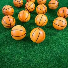 5个/10个/20个迷你篮球比赛纪念品PU球复活节派对礼物游戏奖品家居装饰生日礼物 - 彩色 - 查看 4