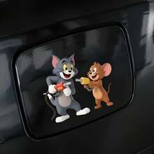 Warner Bros 1张卡通杰瑞老鼠汽车外饰贴纸，油箱贴纸，遮阳贴纸，防刮擦汽车外饰配件 - A - 查看 8