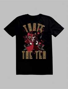 Hazbins Hotel Printing T-Shirt For Men Oversize Cotton Tees O Neck Short Sleeve Fashion  Casual T Shirt Gift Idea Clothing - màu đen - Xem 9